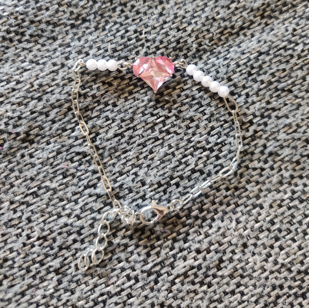 Pink Heart Bracelet